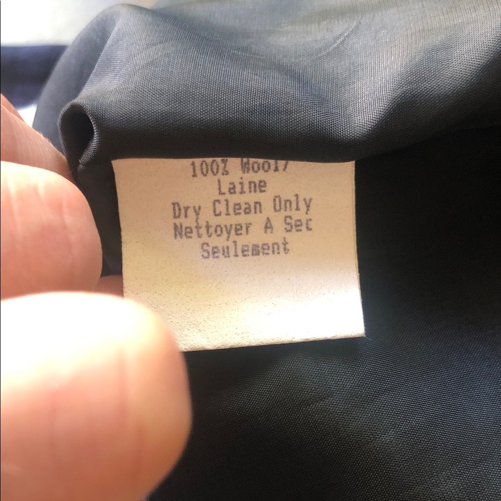 Lafayette 148 New York Wool Long Blazer Black Size 10 - Picture 8 of 8